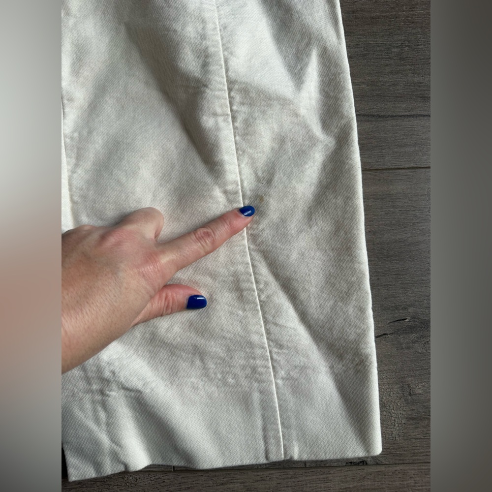 EUC J. Crew Factory - The Pencil Skirt - light cream - size 2 - Picture 5 of 5